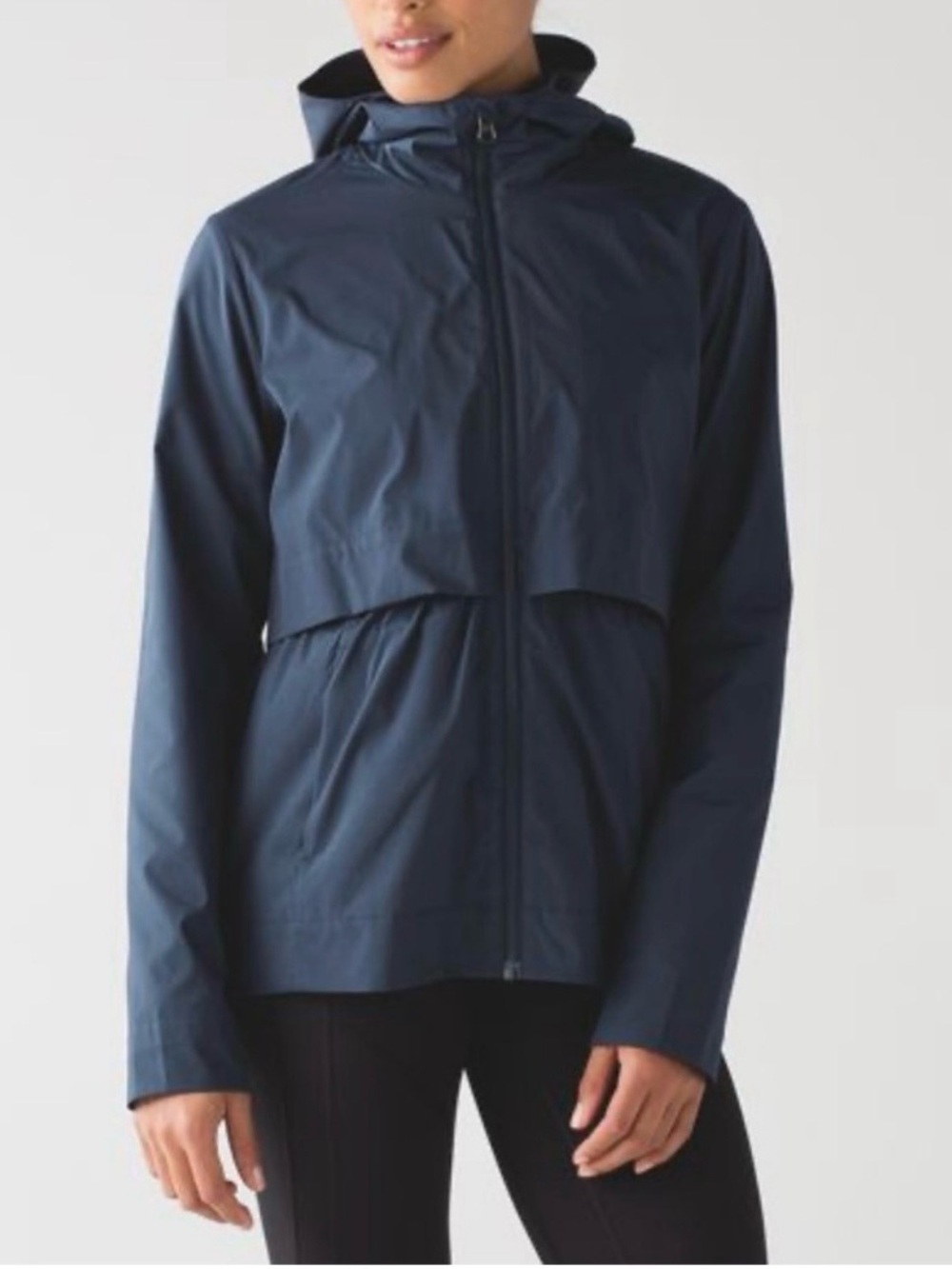 LULULEMON Weather-Resistant Utility Jacket Navy Blue Size 4 $148